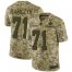 Nike New Orleans Saints #71 Ryan Ramczyk Camo Mens Stitched NFL Limited 2018 Salute To Service Jersey