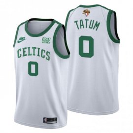 Boston Boston Celtics #0 Jayson Tatum Nike Releases Classic Edition Youth 2022 NBA Finals 75th Anniversary Jersey White Youth