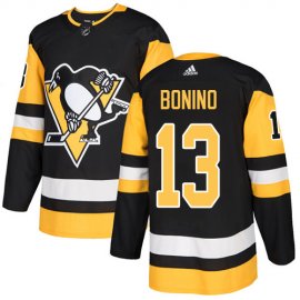 Adidas Pittsburgh Penguins #13 Nick Bonino Black Home Authentic Stitched NHL Jersey