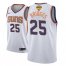 Nike Phoenix Suns #25 Mikal Bridges Mens 2021 NBA Finals Bound Swingman Association Edition Jersey White Mens