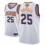 Nike Phoenix Suns #25 Mikal Bridges Mens 2021 NBA Finals Bound Swingman Association Edition Jersey White Mens