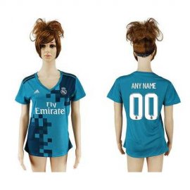 Womens Real Madrid Personalized Sec Away Soccer Club Jersey