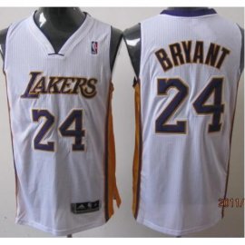 Revolution 30 Los Angeles Lakers 24 Kobe Bryant White Jersey Cheap