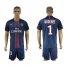 Paris Saint-Germain #1 Douchez Home Soccer Club Jersey