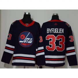 Adidas Winnipeg Jets #33 Dustin Byfuglien Navy Blue Authentic 2019 Heritage Classic Stitched NHL Jersey