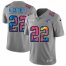 Carolina Carolina Panthers #22 Christian McCaffrey Mens Nike Multi-Color 2020 NFL Crucial Catch NFL Jersey Greyheather