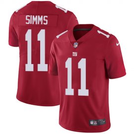 Nike New York Giants #11 Phil Simms Red Alternate Youth Stitched NFL Vapor Untouchable Limited Jersey