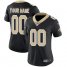 Nike New Orleans Saints Customized Black Team Color Stitched Vapor Untouchable Limited Womens NFL Jersey