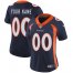 Nike Denver Broncos Customized Navy Blue Alternate Stitched Vapor Untouchable Limited Womens NFL Jersey