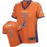 Nike Denver Broncos #7 John Elway Orange Team Color Womens Stitched NFL Elite Drift Fashion Jersey