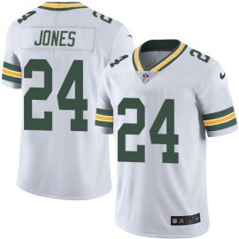 Nike Green Bay Packers #24 Josh Jones White Mens Stitched NFL Vapor Untouchable Limited Jersey