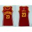 Womens Cavaliers #23 LeBron James Red Dress Stitched NBA Jersey