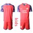 Marseille Blank Pink Goalkeeper Kid Soccer Club Jersey