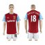 West Ham United #18 Amalfitano Home Soccer Club Jersey