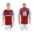 West Ham United #18 Amalfitano Home Soccer Club Jersey