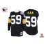 Mitchell And Ness Pittsburgh Steelers #59 Jack Ham Black Stitched Jersey