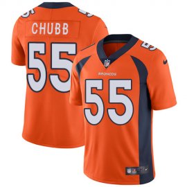 Nike Denver Broncos #55 Bradley Chubb Orange Team Color Mens Stitched NFL Vapor Untouchable Limited Jersey