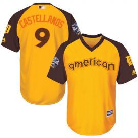 Detroit Tigers #9 Nick Castellanos Gold 2016 All-Star American League Stitched Youth MLB Jersey
