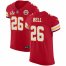Nike Kansas City Chiefs #26 LeVeon Bell Red Team Color Mens Super Bowl LV Bound Stitched NFL Vapor Untouchable Elite Jersey