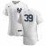 New York Yankees #39 Mike Tauchman Mens Nike White Navy Home 2020 Authentic Player MLB Jersey