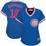 Chicago Cubs #12 Kyle Schwarber Blue Cooperstown Womens Stitched MLB Jersey