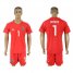 Argentina #1 ROMERO Red Goalkeeper 2018 FIFA World Cup Soccer Jersey