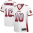 Nike New York Giants #10 Eli Manning White Womens Stitched NFL Elite Drift Fashion Jersey