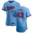 Minnesota Twins #43 Lewis Thorpe Mens Nike Light Blue Alternate 2020 Authentic Team MLB Jersey