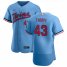 Minnesota Twins #43 Lewis Thorpe Mens Nike Light Blue Alternate 2020 Authentic Team MLB Jersey