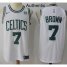 Mens Nike Boston Celtics #7 Jaylen Brown White NBA Authentic Association Edition Jersey