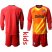 Atletico Madrid Blank Red Goalkeeper Long Sleeves Kid Soccer Club Jersey