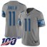 Nike Detroit Lions #11 Marvin Jones Jr Gray Mens Stitched NFL Limited Inverted Legend 100th Season Jersey