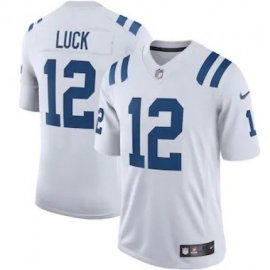 Indianapolis Colts #12 Andrew Luck Mens Nike White Vapor Limited Team Jersey