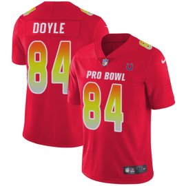 Nike Indianapolis Colts #84 Jack Doyle Red Youth Stitched NFL Limited AFC 2018 Pro Bowl Jersey