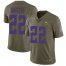 Nike Minnesota Vikings #22 Harrison Smith Olive Youth Stitched NFL Limited 2017 Salute to Service Jersey