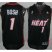 Revolution 30 Miami Heat 1 Chris Bosh Black Swingman Jersey Cheap
