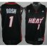 Revolution 30 Miami Heat 1 Chris Bosh Black Swingman Jersey Cheap