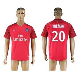 Paris Saint-Germain #20 Kurzawa Red Soccer Club Jersey
