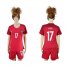 Womens Portugal #17 Nani Home Soccer Country Jersey
