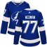 Adidas Tampa Bay Lightning #77 Victor Hedman Blue Home Authentic Womens Stitched NHL Jersey