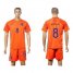 Holland #8 Afellay Home Soccer Country Jersey