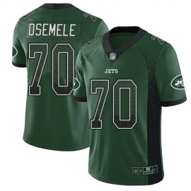 Nike New York Jets #70 Kelechi Osemele Green Team Color Mens Stitched NFL Limited Rush Drift Fashion Jersey