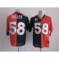 Nike Denver Broncos #58 Von Miller Orange/Navy Blue Mens Stitched NFL Elite Split Jersey