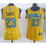 Cheap Women New Orleans Hornets 23# Anthony Davis Yellow Revolution 30 Swingman NBA Jerseys