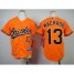 Baltimore Orioles #13 Manny Machado Orange Cool Base Stitched Youth MLB Jersey