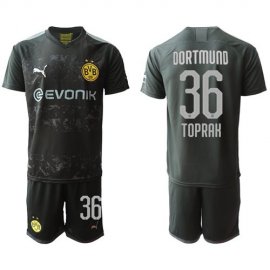 Dortmund #36 Toprak Away Soccer Club Jersey