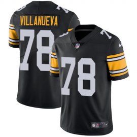Nike Pittsburgh Steelers #78 Alejandro Villanueva Black Alternate Mens Stitched NFL Vapor Untouchable Limited Jersey