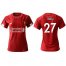 Womens Liverpool #27 Origi Red Home Soccer Club Jersey