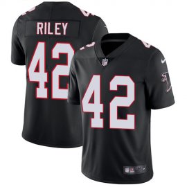 Nike Atlanta Falcons #42 Duke Riley Black Alternate Mens Stitched NFL Vapor Untouchable Limited Jersey