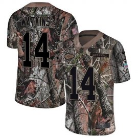 Nike Kansas City Chiefs #14 Sammy Watkins Camo Mens Stitched NFL Limited Rush Realtree Jersey